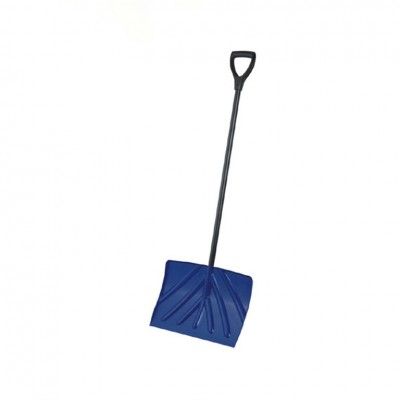 High Quality Steel Handle with D-grip Plastic Snow Push Shovel